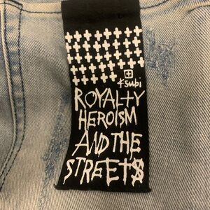 Ksubi Light Blue Slim Straight Jeans